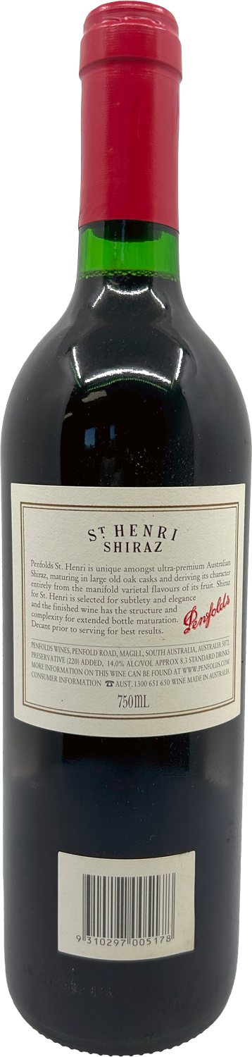 Penfolds St Henri Shiraz 1998