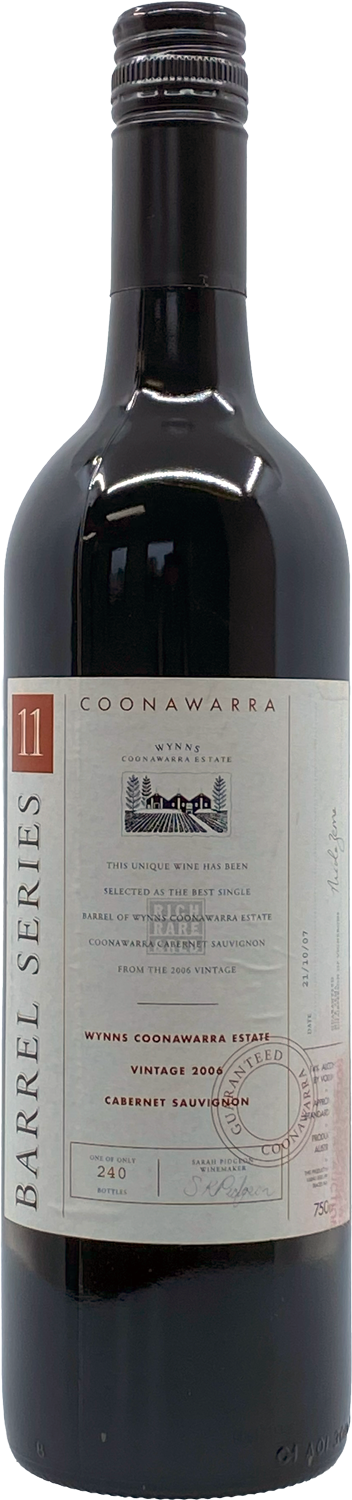 Wynns Barrel Series 11 Cabernet Sauvignon 2006