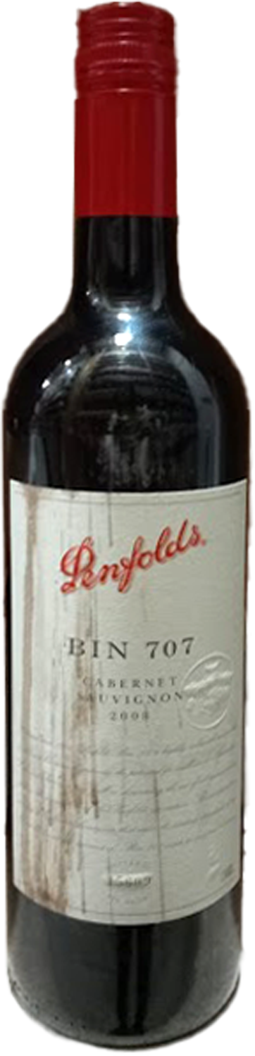 Penfolds Bin 707 Cabernet Sauvignon 2008 (Label Damage)