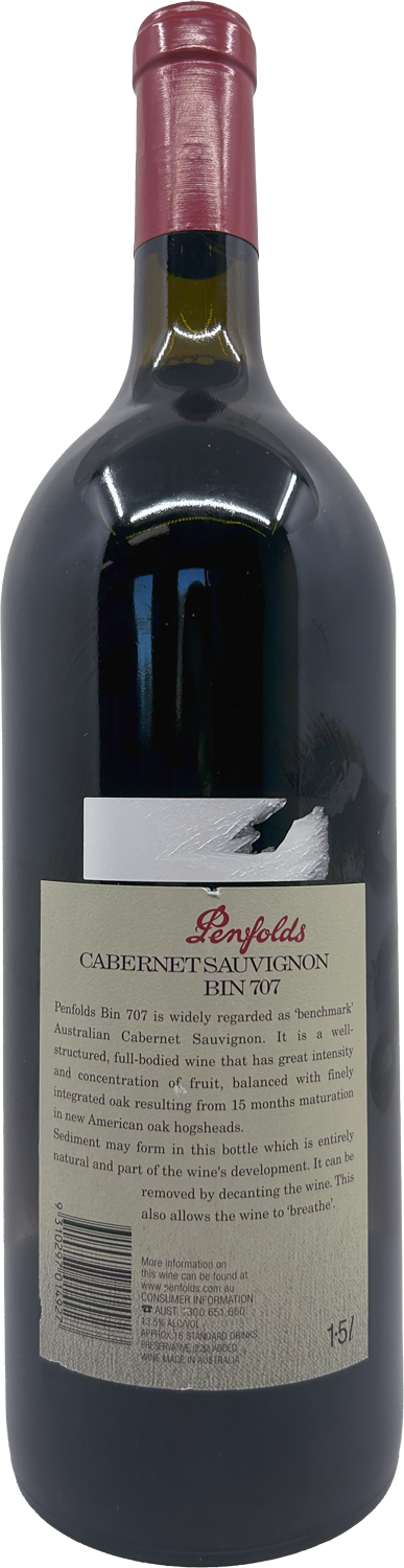 Penfolds Bin 707 Cabernet Sauvignon 1998 1.5L Magnum