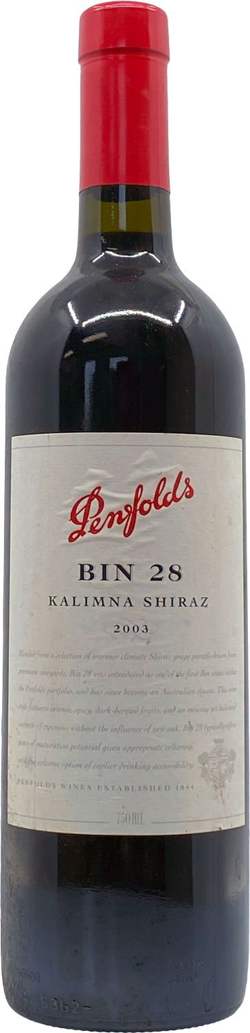 Penfolds Bin 28 Kalimna Shiraz 2003