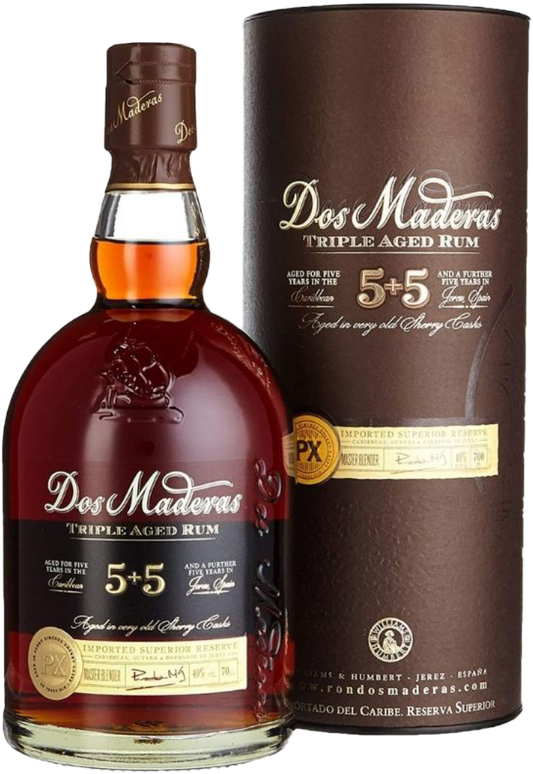 Dos Maderas 5+5 year old PX Rum 40% 700mL