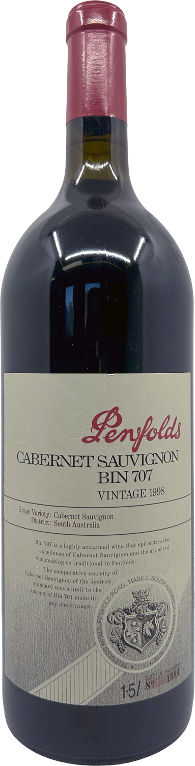 Penfolds Bin 707 Cabernet Sauvignon 1998 1.5L Magnum