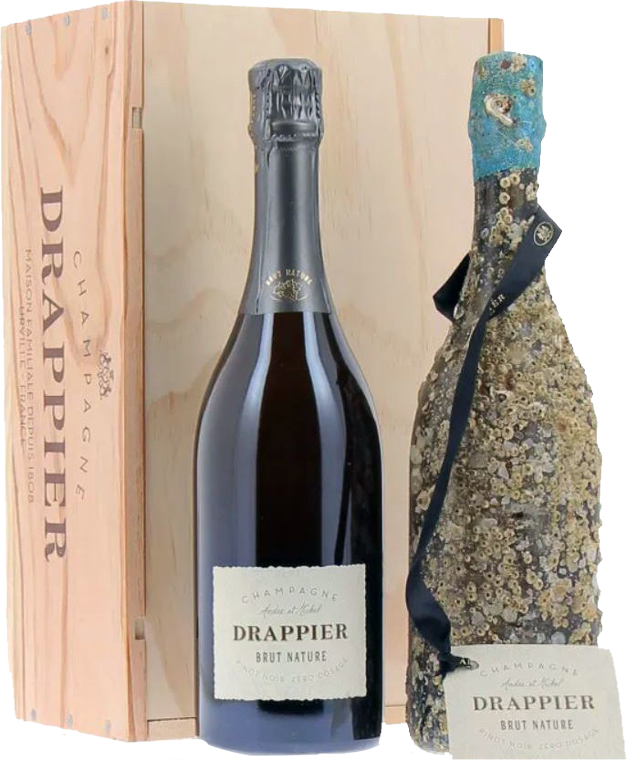 Champagne Drappier Brut Nature Immersion 2 Bottle Gift Pack