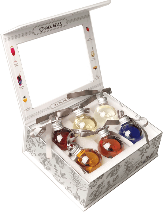 GINgle Bells Floral Gin Baubles (Set Of 6)