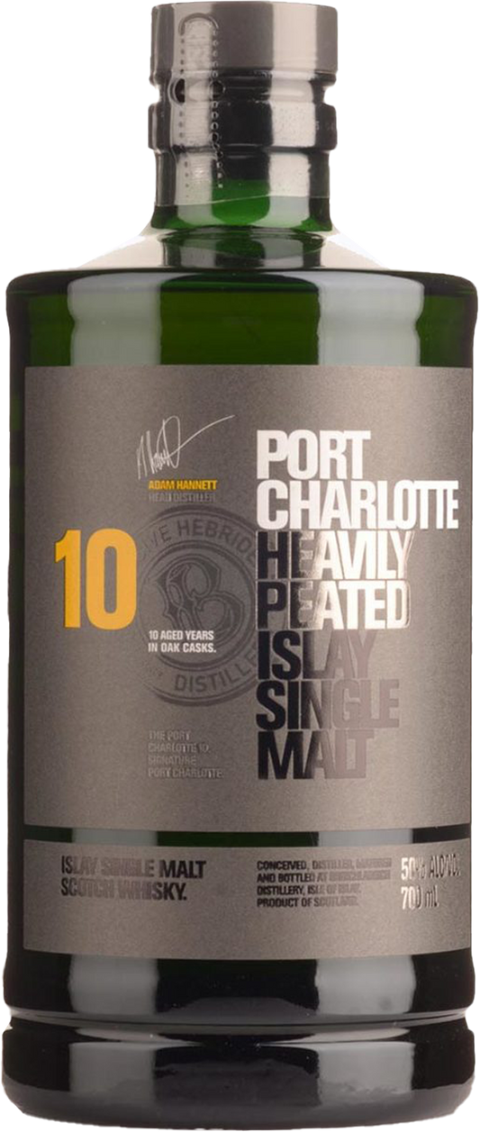 Bruichladdich Port Charlotte 10 Year Old Scotch Whisky 700mL