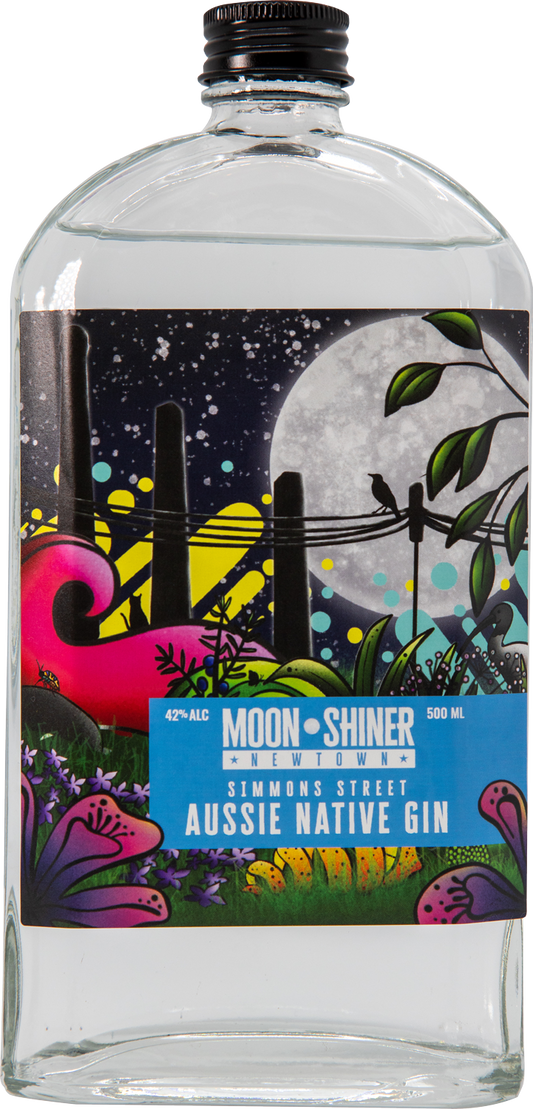 Moonshiner Simmons Street Aussie Native Gin 42% 500ml