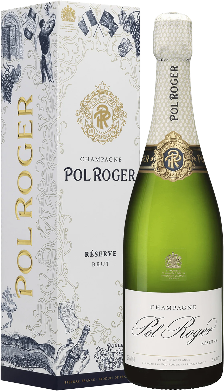 Pol Roger Brut Champagne NV Giftboxed