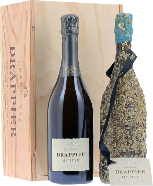 Champagne Drappier Brut Nature Immersion 2 Bottle Gift Pack