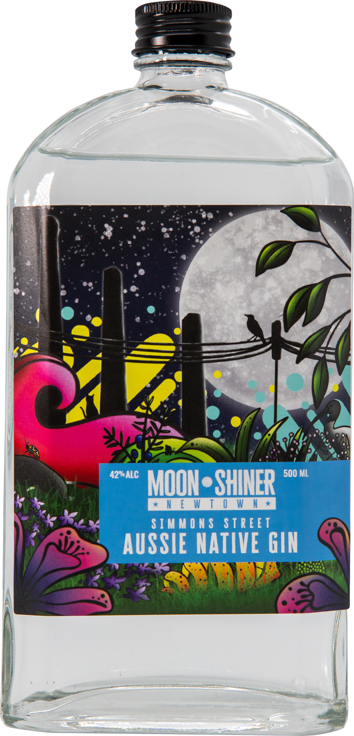 Moonshiner Simmons Street Aussie Native Gin 42% 500ml